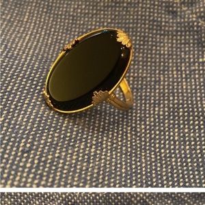 ISO:do not buy:Sezane Celeste ring in black medium and/or Celeste black necklace